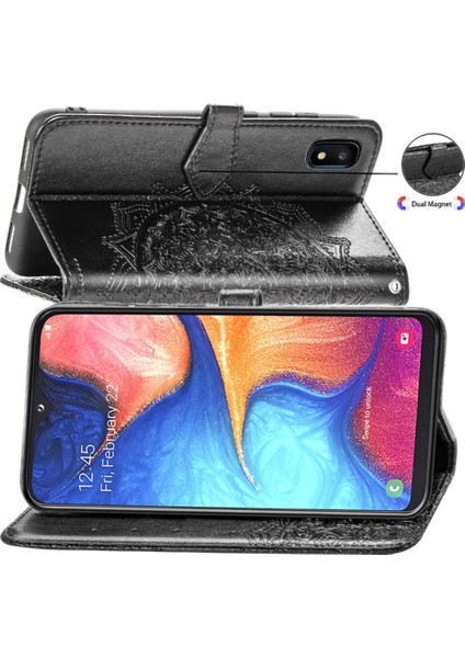 Samsung A10E Için Kılıf Deri Kılıf Kapak Çevirin Zarif Desen Darbeye (Yurt Dışından) indirimleri