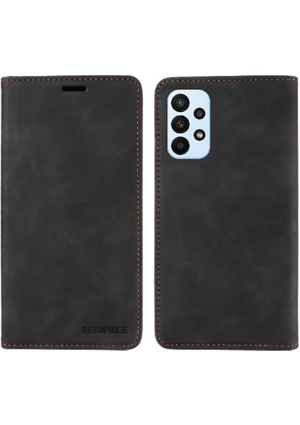 Samsung Galaxy M23 5g Için Kılıf Folio Cüzdan Koruyucu Manyetik Pu Deri (Yurt Dışından)