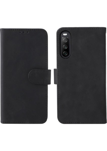 Kart Tutucu Kickstand Koruyucu Kapak ile Sony Xperia 10 Iv Için Kılıf (Yurt Dışından)