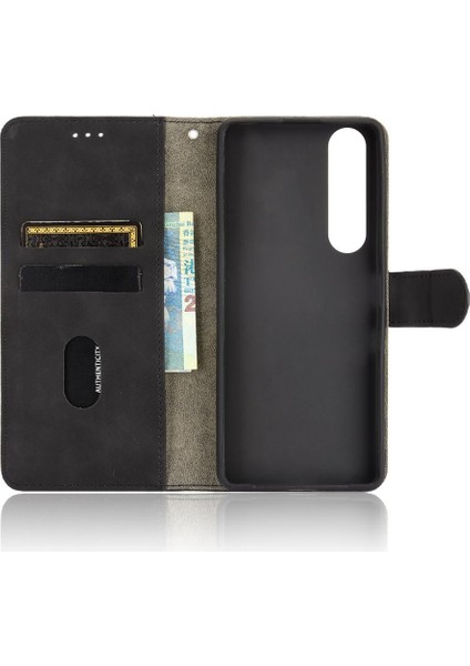 Kart Tutucu Kickstand ile Sony Xperia 1 Iii Koruyucu Kapak Için Kılıf (Yurt Dışından)