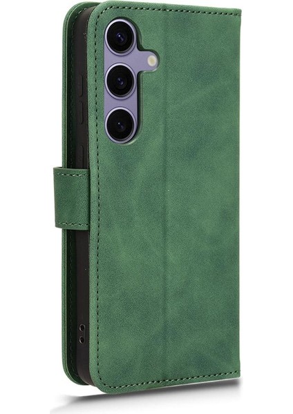 Kart Tutucu Kickstand Deri Folio Flip ile Samsung Galaxy S24 Için Kılıf (Yurt Dışından) modelleri
