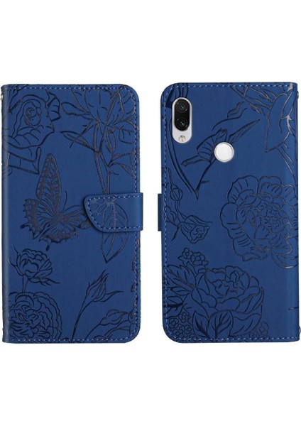 Xiaomi Redmi Not 7 Anti-Damla Koruma Çiçekler ve Kelebekler Için Kılıf (Yurt Dışından)