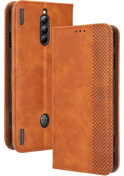 Zte Nubia Kırmızı Sihirli 8 Pro/pro Artı Manyetik Kapatma Cüzdan Pu (Yurt Dışından)