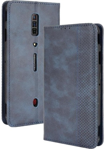 Zte Nubia Kırmızı Sihirli 6/6 Pro Cüzdan Pu Deri Manyetik Kapatma (Yurt Dışından)