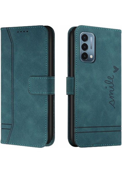 Oneplus Nord N200 Kart Yuvaları Kapak Için Telefon Kılıfı Manyetik Kapatma El Pu (Yurt Dışından)