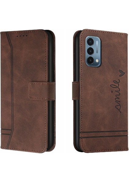 Oneplus Nord N200 Kart Yuvaları Kapak Için Telefon Kılıfı Manyetik Kapatma El Pu (Yurt Dışından)