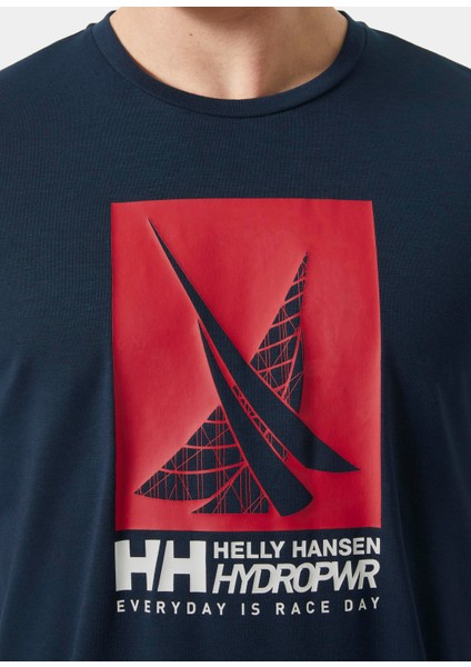Hp Race Graphic Erkek Lacivert T-Shirt 34419-597