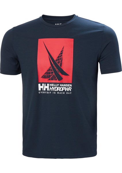 Hp Race Graphic Erkek Lacivert T-Shirt 34419-597