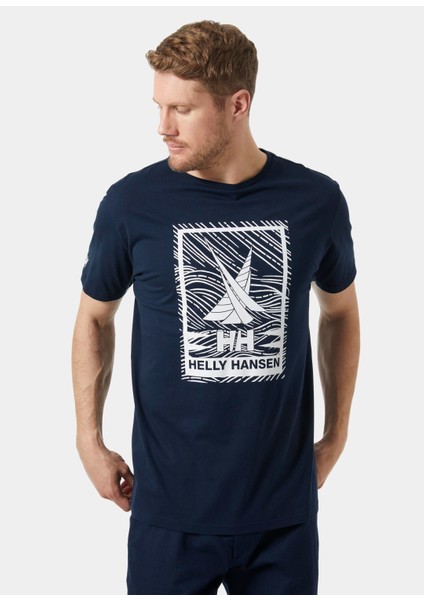 Shoreline 2.0 Erkek Lacivert T-Shirt 34222-599