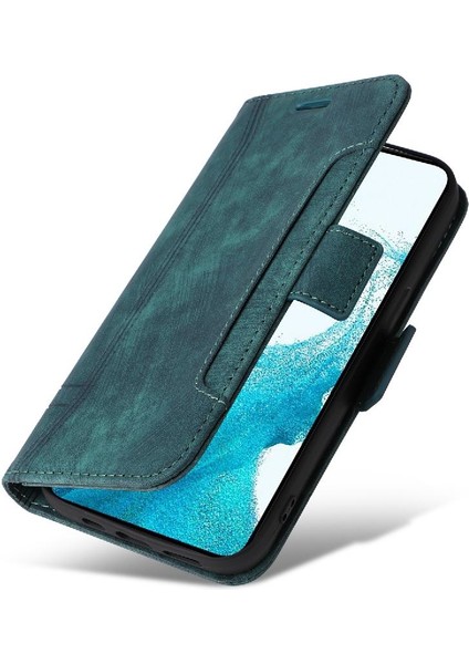 Samsung Galaxy S23 5g Tpu Deri Manyetik Kart Yuvaları Cüzdan Flip (Yurt Dışından)