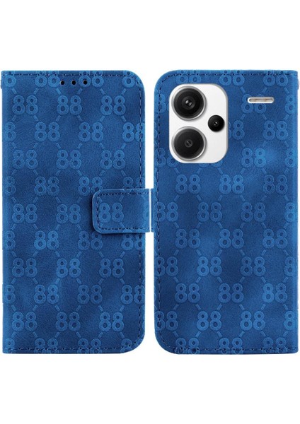 Telefon Kılıfı Için Xiaomi Redmi Not 13 Pro Artı Pu Deri Kickstand Cüzdan 8 (Yurt Dışından)