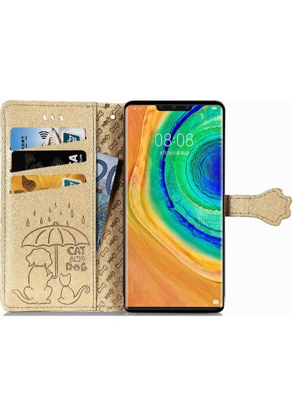 Huawei Mate 30 Için Kılıf Pro Kılıf Karikatür Hayvanlar Darbeye Kısa (Yurt Dışından)