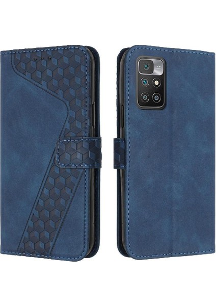 Telefon Kılıfı Için Xiaomi Redmi 10 4g Cüzdan Flip Folio Kart Yuvaları Kapak (Yurt Dışından)