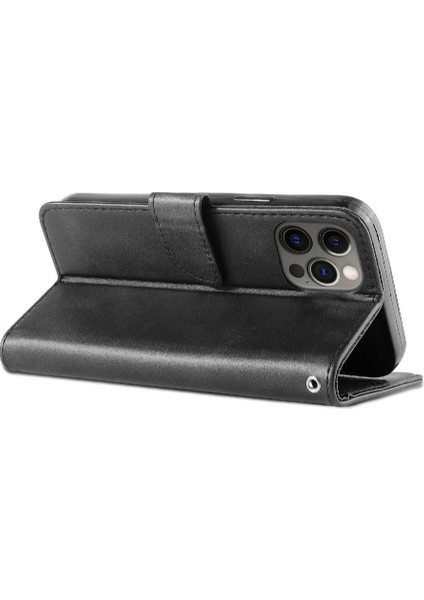 BDT Market Kart Tutucu Kickstand Deri Folio ile Samsung Galaxy A52S 5g Için Kılıf (Yurt Dışından)