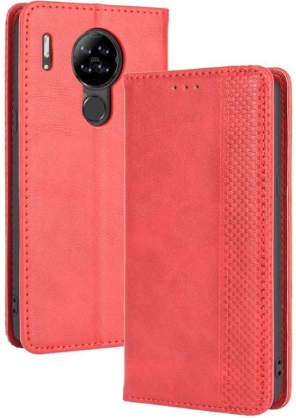 Blackview A80 Cüzdan Manyetik Kapatma Pu Deri Için Kılıf (Yurt Dışından)
