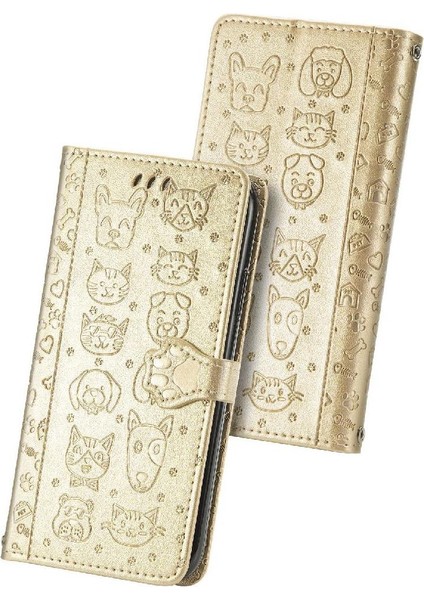 Samsung Galaxy A22 5g Için Kılıf Kapak Çevirin Kılıf Kısa Kayış Karikatür (Yurt Dışından)