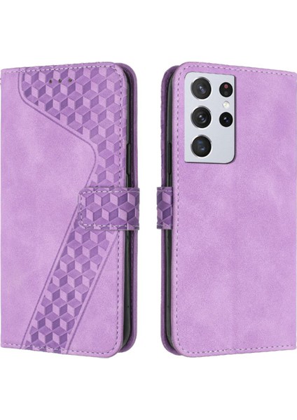 Samsung Galaxy S21 Ultra Cüzdan Flip Için Telefon Kılıfı Folio Kart Yuvaları Kapak (Yurt Dışından) indirimleri