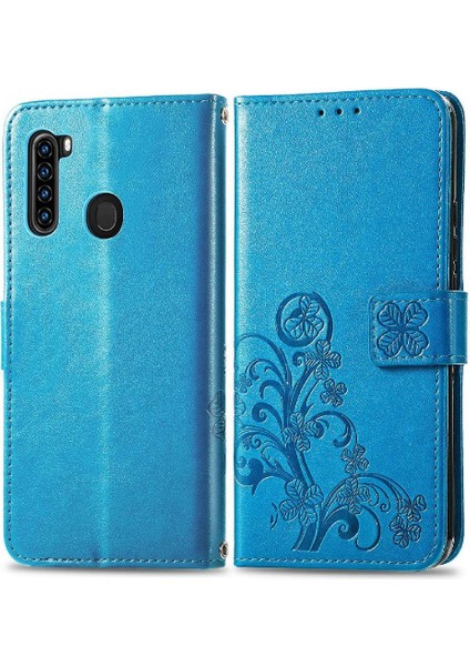 Blackview A80 Pro Kılıf Için Kılıf Kapak Kapak Dört Yapraklı Yonca Kısa (Yurt Dışından)