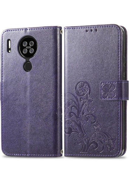 Blackview A80/AFOUR Flip Kapak Için Kılıf Kısa Kayış Deri Kılıf Dört (Yurt Dışından)