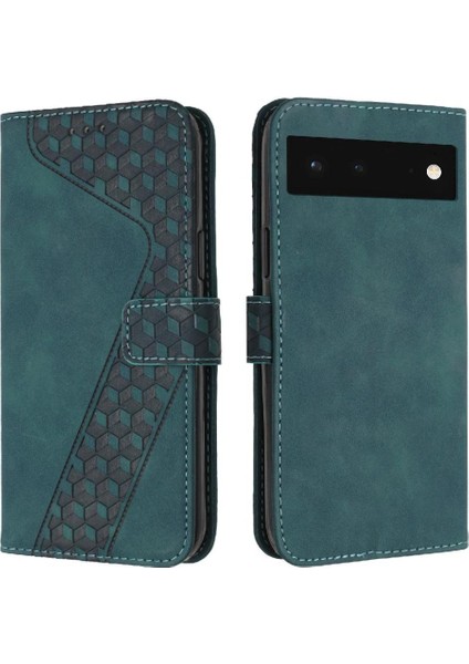 Google Piksel 6 Flip Folio Cüzdan Manyetik Kart Yuvaları Kapak Için Telefon Kılıfı (Yurt Dışından)