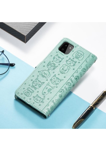 Samsung Galaxy A22 5g Için Kılıf Kapak Çevirin Kılıf Kısa Kayış Karikatür (Yurt Dışından) modelleri