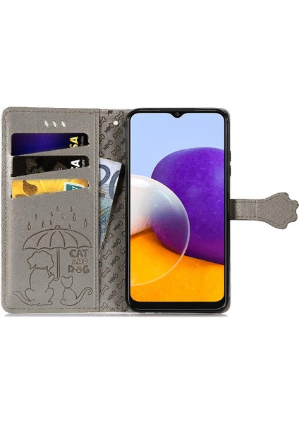 Samsung Galaxy A22 5g Için Kılıf Kapak Çevirin Kılıf Kısa Kayış Karikatür (Yurt Dışından) modelleri