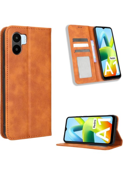 Xiaomi Redmi A2 Pu Deri Cüzdan Manyetik Kapatma Için Kılıf (Yurt Dışından)