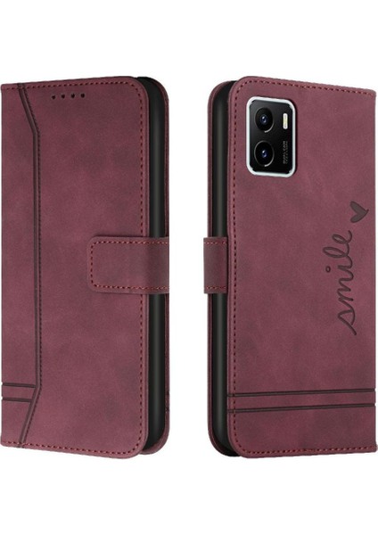 Vivo Y15S/Y15A Kart Yuvaları Için Telefon Kılıfı Kapak Flip Folio Cüzdan Manyetik (Yurt Dışından)