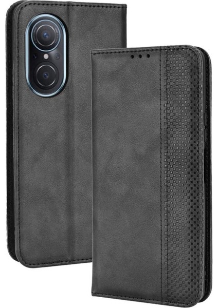 Huawei Nova 9 Se Pu Deri Cüzdan Manyetik Kapatma Için Kılıf (Yurt Dışından)