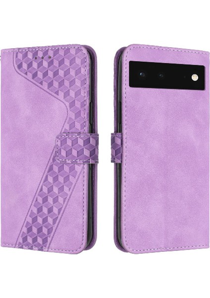 Google Piksel 6 Flip Folio Cüzdan Manyetik Kart Yuvaları Kapak Için Telefon Kılıfı (Yurt Dışından)