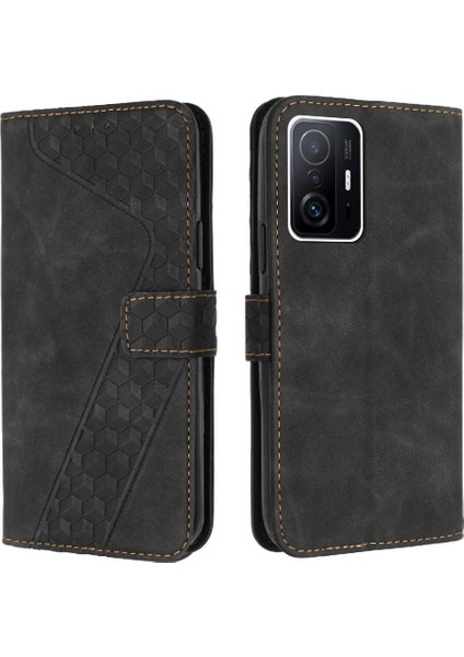 Telefon Kılıfı Için Xiaomi 11T/11T Pro Manyetik Kart Yuvaları Kapak Cüzdan Çevirin (Yurt Dışından)