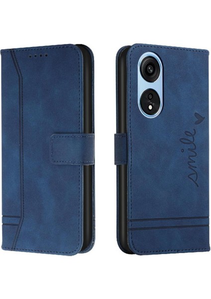 Oppo Phone 8t 5g Için Telefon Kılıfı Pu Deri El Kayışı Manyetik Kapatma Flip (Yurt Dışından)