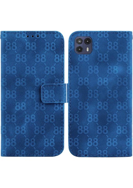 Motorola Moto G50 5g Için Telefon Kılıfı Kart Tutucu Cüzdan Kapak Çift 8 Pu (Yurt Dışından)