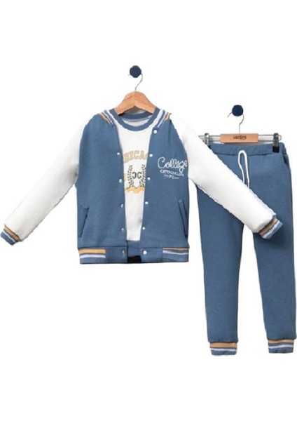 235056 Erkek Bebek Chıcago Kolej Şardonlu Üçlü Takım