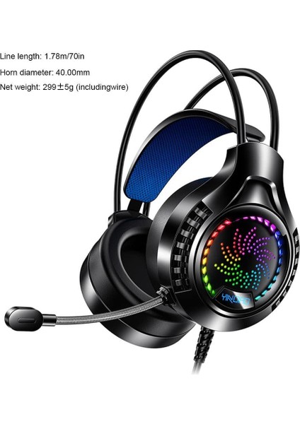 Q7 Gaming Rgb Mikrofonlu Kulaklık 3.5mm. + USB