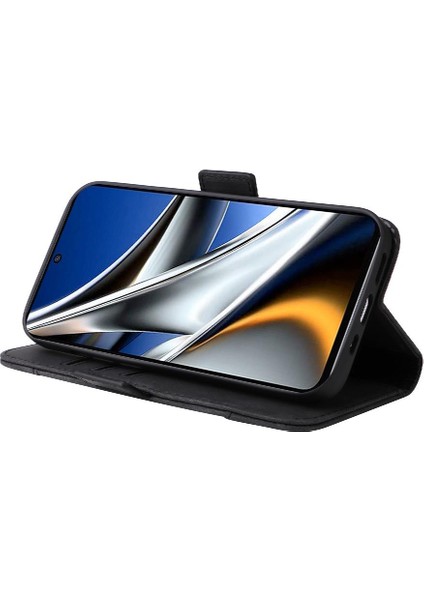 Xiaomi Poco X4 Pro 5g Tpu Deri Manyetik Kart Yuvaları Cüzdan Flip Case (Yurt Dışından) indirimleri