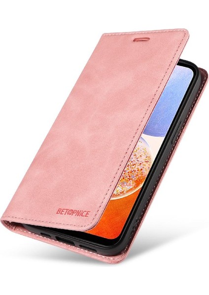 Samsung Galaxy A14 5g/4g Manyetik Folio Cüzdan Koruyucu Pu (Yurt Dışından)