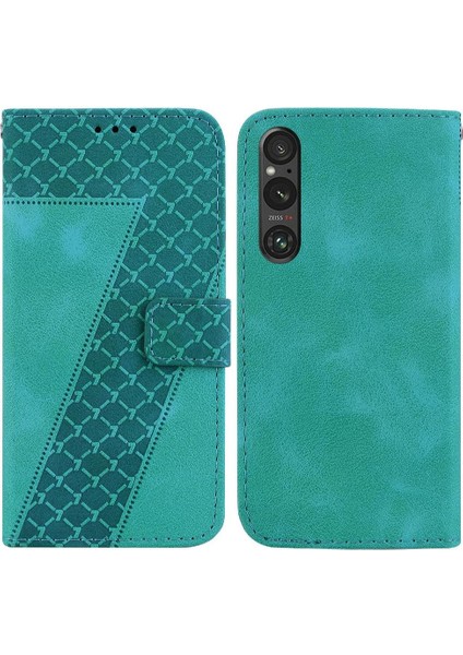 Sony Xperia 1 V Için Telefon Kılıfı Cüzdan Kart Yuvası Fonksiyonu Flip Folio Kapak (Yurt Dışından)