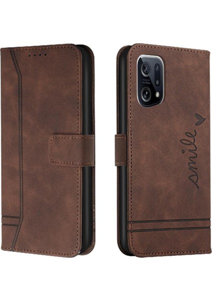 Oppo Bulmak Için Telefon Kılıfı X5 Pro Flip Folio Cüzdan Manyetik Kapatma El Pu (Yurt Dışından)