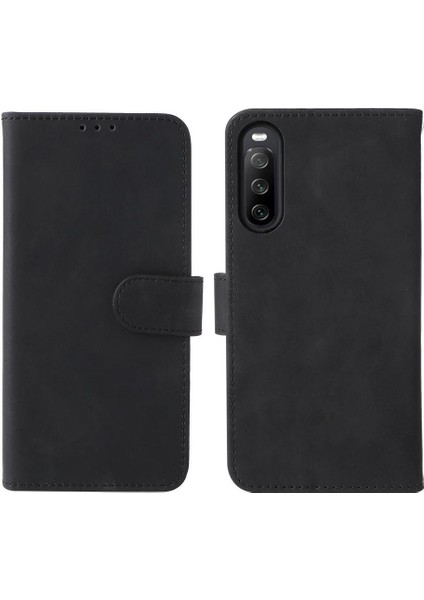 Kart Tutucu Kickstand Koruyucu Kapak ile Sony Xperia 10 Iv Için Kılıf (Yurt Dışından)