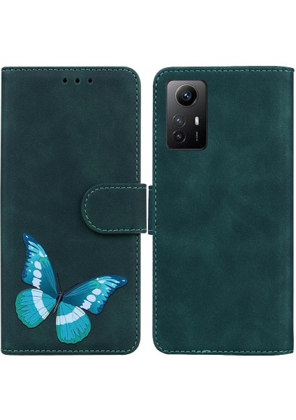 Xiaomi Redmi Not 12S Kart Yuvaları Için Kılıf Cüzdan Renk Baskılı Flip Folio (Yurt Dışından)