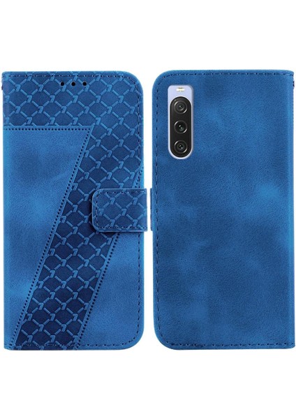 Sony Xperia 10 V Flip Folio Kapak Için Telefon Kılıfı Cüzdan Kart Yuvası Fonksiyonu (Yurt Dışından)