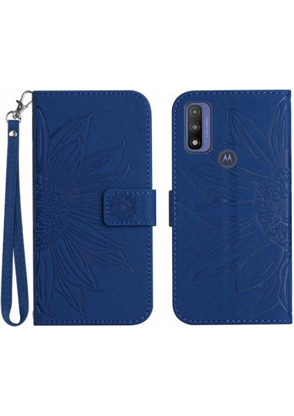 Motorola Moto G Saf 2021 Flip Cüzdan Telefon Kılıfı Için Kılıf ile Lüks Pu (Yurt Dışından)