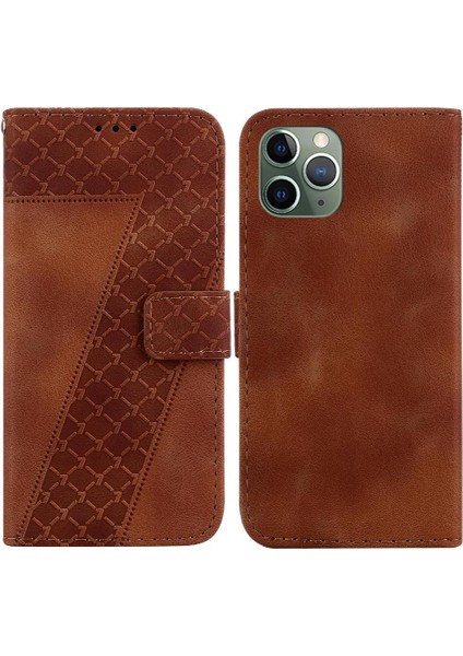 Iphone 11 Için Telefon Kılıfı Pro Max Cüzdan Pu Deri Kart Yuvası Fonksiyonu Flip (Yurt Dışından)