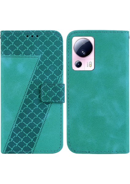 Telefon Kılıfı Için Xiaomi 13 Lite Cüzdan Flip Folio Kapak Kart Yuvası Fonksiyonu (Yurt Dışından)