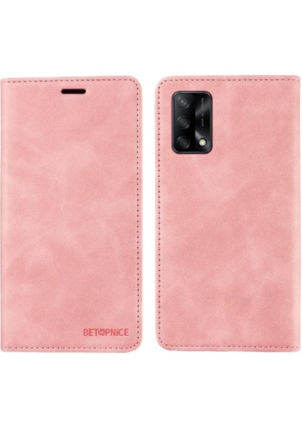 Oppo Için Kılıf A74 4G/A95 4g Koruyucu Manyetik Folio Cüzdan Pu Deri (Yurt Dışından)