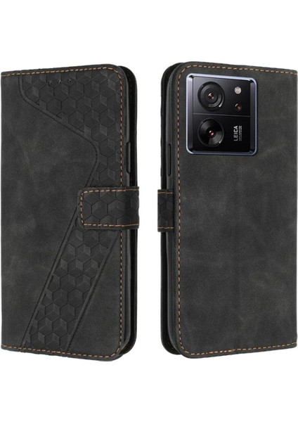 Telefon Kılıfı Için Xiaomi 13T/13T Pro Flip Folio Manyetik Cüzdan Kart Yuvaları (Yurt Dışından)