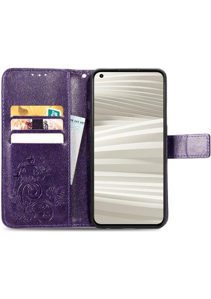 Realme Gt 2 Pro Için Zarif Iş Çevirme Kapağı Dört Yapraklı Yonca (Yurt Dışından) fırsatları