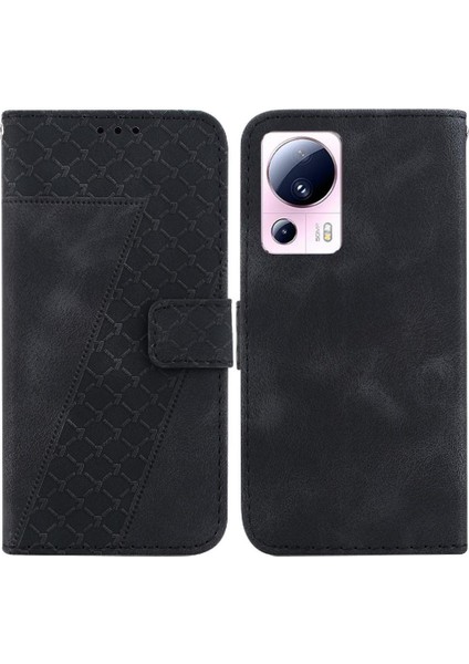 Telefon Kılıfı Için Xiaomi 13 Lite Cüzdan Flip Folio Kapak Kart Yuvası Fonksiyonu (Yurt Dışından)