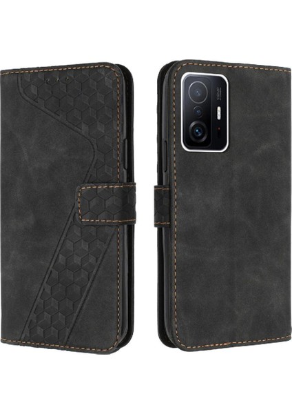 Telefon Kılıfı Için Xiaomi 11T/11T Pro Manyetik Kart Yuvaları Kapak Cüzdan Çevirin (Yurt Dışından)
